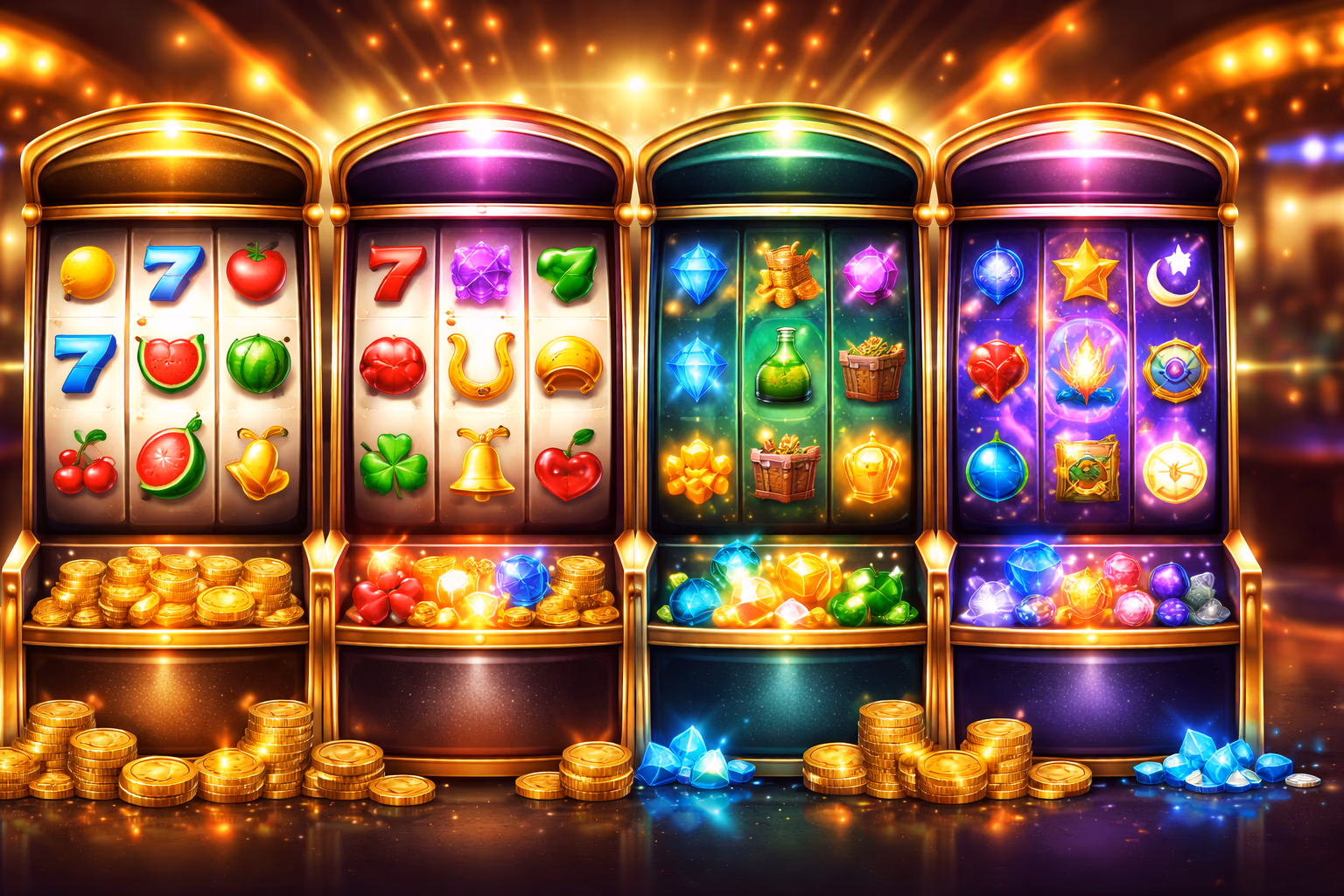 Tragamonedas destacadas y categorías de carretes BETMASTER